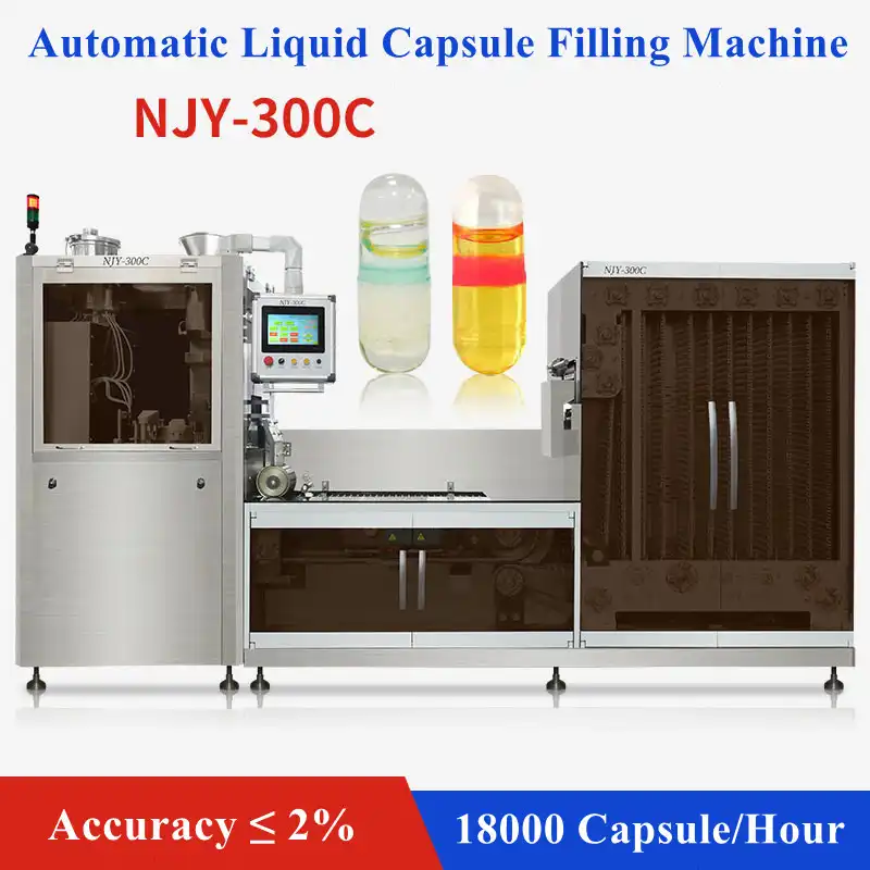 liquid gel capsule filling machine